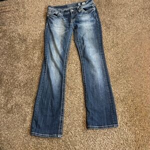 Miss Me Boot Cut Embellished Pocket Women's Jeans - Size 30